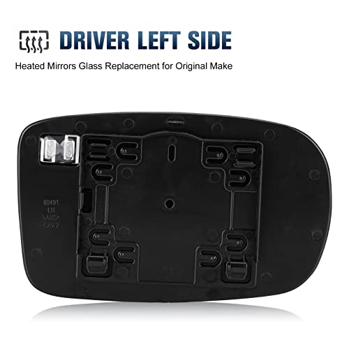 Hurotoms Left Driver Side Mirror Fit for Chrysler 200 2011-2014 / for Chrysler 300 2011-2021 / for Dodge Charger 2012-2021 Heated Rear View Mirrors Replace for 68101147AA - Image 5