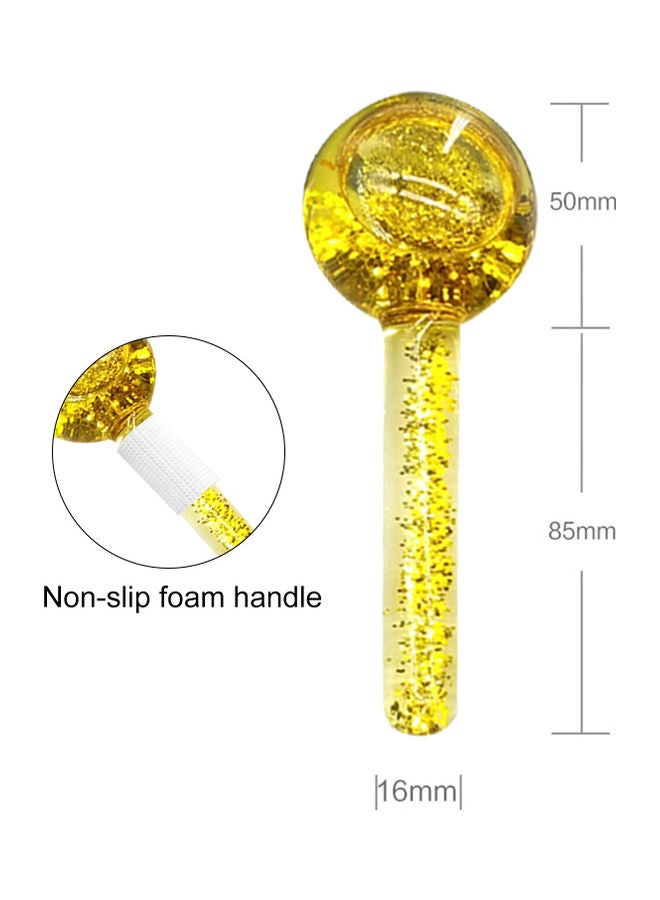 إسكدنيا جهاز تدليك الوجه على شكل كرة ثلج من الزجاج الكريستالي من قطعتين - Image 3