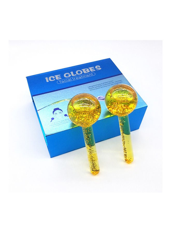 إسكدنيا جهاز تدليك الوجه على شكل كرة ثلج من الزجاج الكريستالي من قطعتين - Image 5