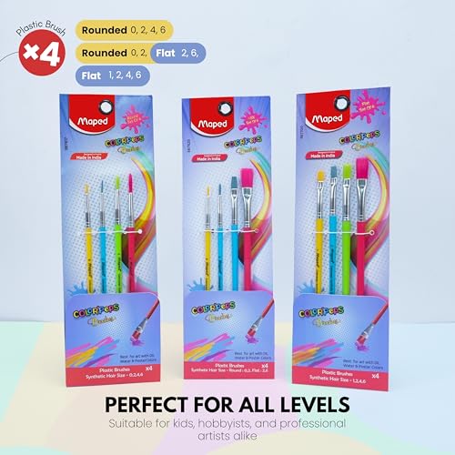 Maped Painting Kit|Painting Set|Colour Combo Set|Brushes|Poster Colours|Colour Set|Ideal for School Students and Professionals|Birthday Gift|Return Gift|Art Set|Colouring Set - Image 4