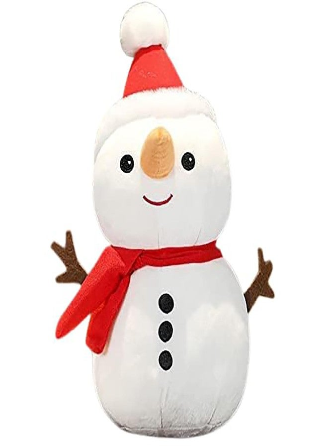 SELL4LESS® Snowman Soft Toy 28cm - Soft Plush Stuffed Toy for Kids & Girlfriend, Soft Toy for Kids - Birthday Gift for Girls, Plush Toy Big Cuddly Hugging Bear, Gifts for Christmas Day - Image 1
