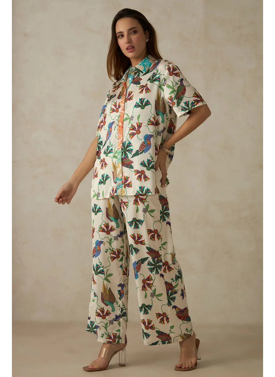 فيرجيو Virgio Women Louisa Pants Floral Printed Pants