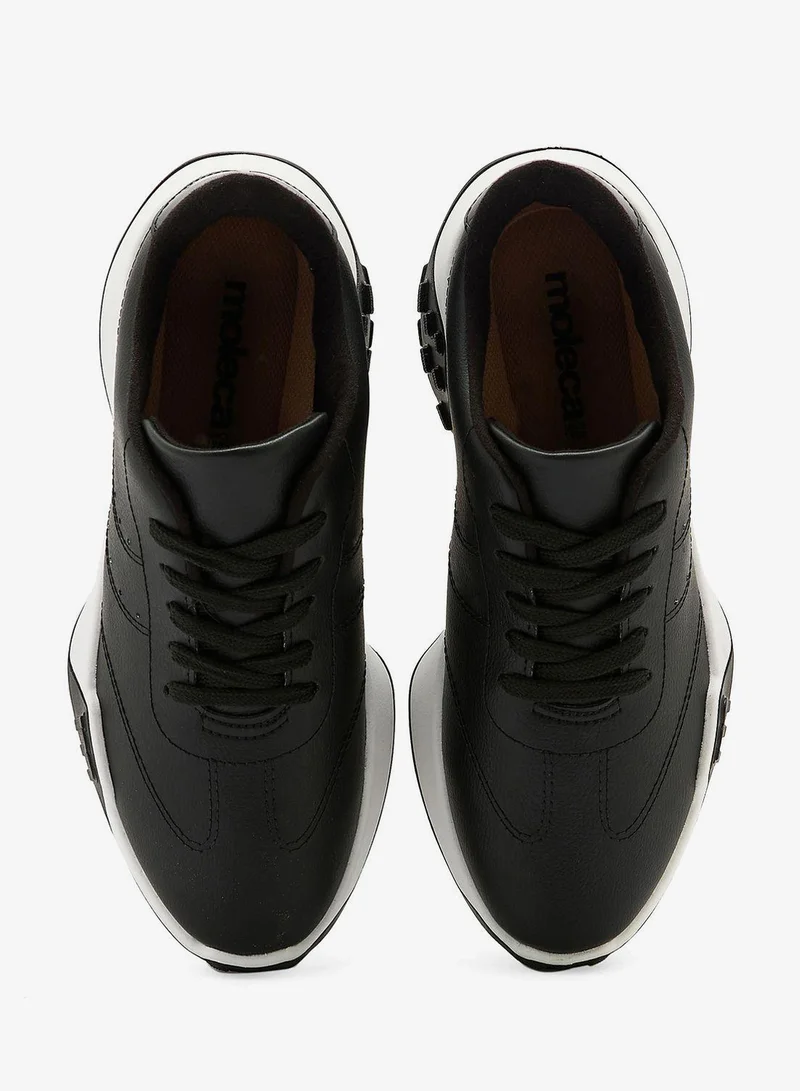MOLECA Black Sports Shoes for Men – Lightweight Running & Training Sneakers | Breathable Athletic Footwear | Casual Gym Shoes with Cushioning | Durable Shoes for Workout, Walking & Daily Wear for Men | Best Price UAE