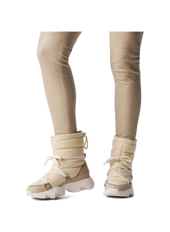 SOREL Women's Kinetic Impact NXT Waterproof Mid Boot, Honey White/Dusty Tan, 39 EU - Image 2