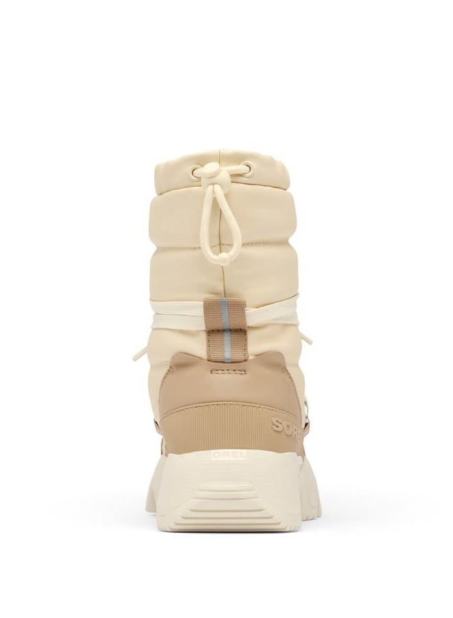 SOREL Women's Kinetic Impact NXT Waterproof Mid Boot, Honey White/Dusty Tan, 39 EU - Image 4