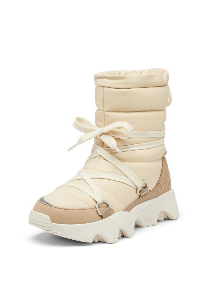 SOREL Women's Kinetic Impact NXT Waterproof Mid Boot, Honey White/Dusty Tan, 39 EU - Image 1