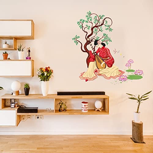 Rangoli New Modern Art & Trendy Wall Stickers for Home Decoration, Living Room, Bedroom Size Large-1320 - Image 5