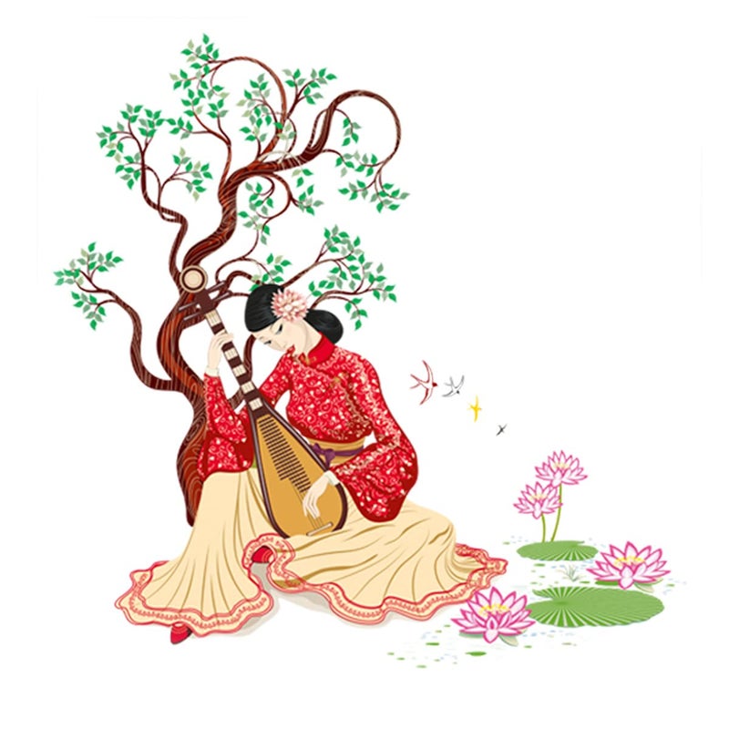 Rangoli New Modern Art & Trendy Wall Stickers for Home Decoration, Living Room, Bedroom Size Large-1320 - Image 4