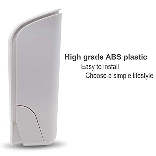 KR STORE Wall Mounted Plastic Soap Shampoo Body Shower 2 Compartments Dispenser Duo 500ml 500ml - Image 4