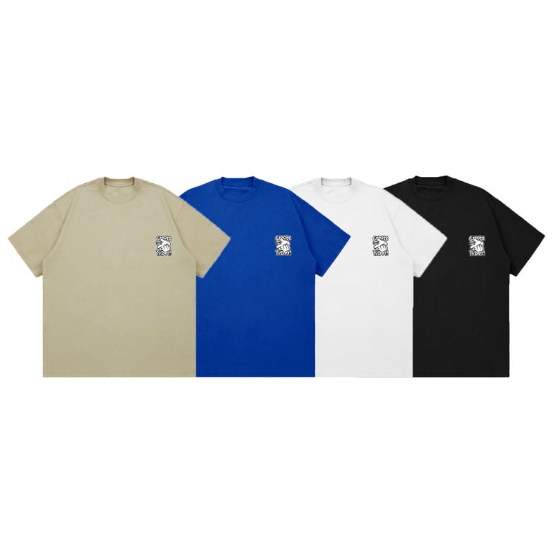 American-Style Small Neckline Men'S Hip Hop Fashion Printed Loose Overize Plus Size Fat Summer Cotton Half Sleeve T-Shirt - Image 2