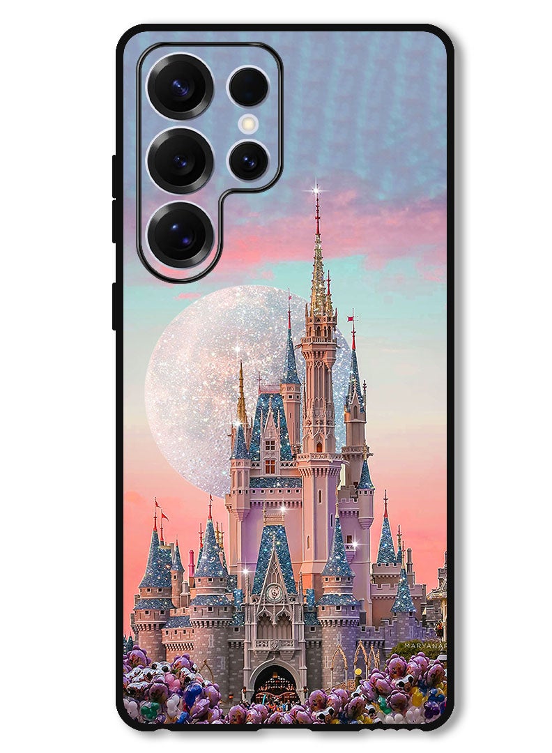 Theodor Protective Case Anti Scratch Shock Proof Bumper Cover For Samsung Galaxy S25 Ultra Disney Castle - Image 1