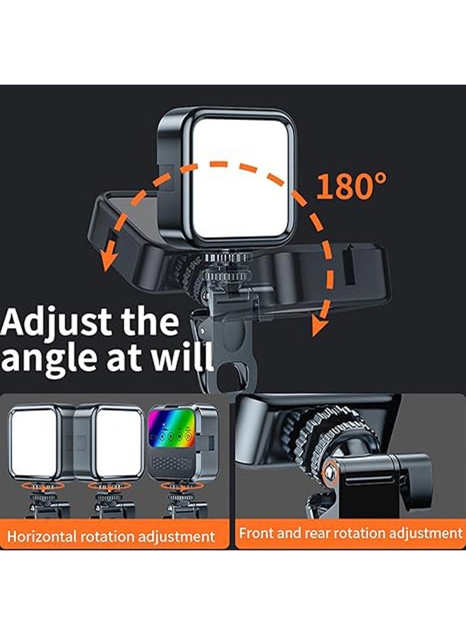 Gecomo LED Selfie Light, 3000-6000K 3 Modes Dimmable Rechargeable Front & Back Clip On Light, for Tablet Laptop Live Stream Video Makeup Fill Light  - Image 5