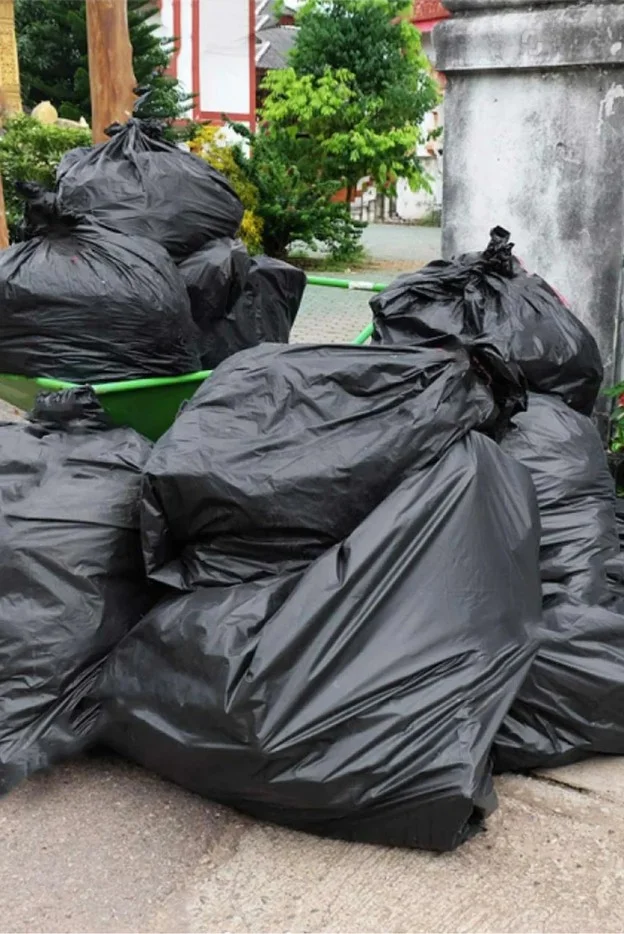 Kalbi Ticaret Kalpi Ticaret Thick Garbage Bag 500 gr x 5 Roll Black Garbage Bag 80X110 cm Jumbo Industrial Garbage Bag