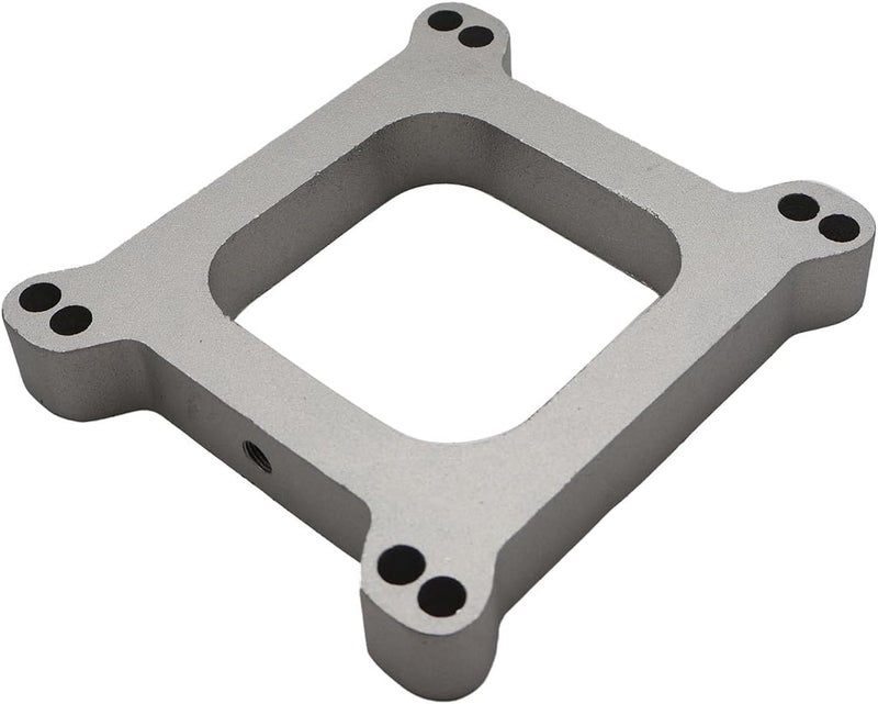 LPFIDI 1" Open Aluminum Carburetor Spacer with 3/8" Vacuum Tube Compatible for Chevy Ford Mopar Holley - Image 2
