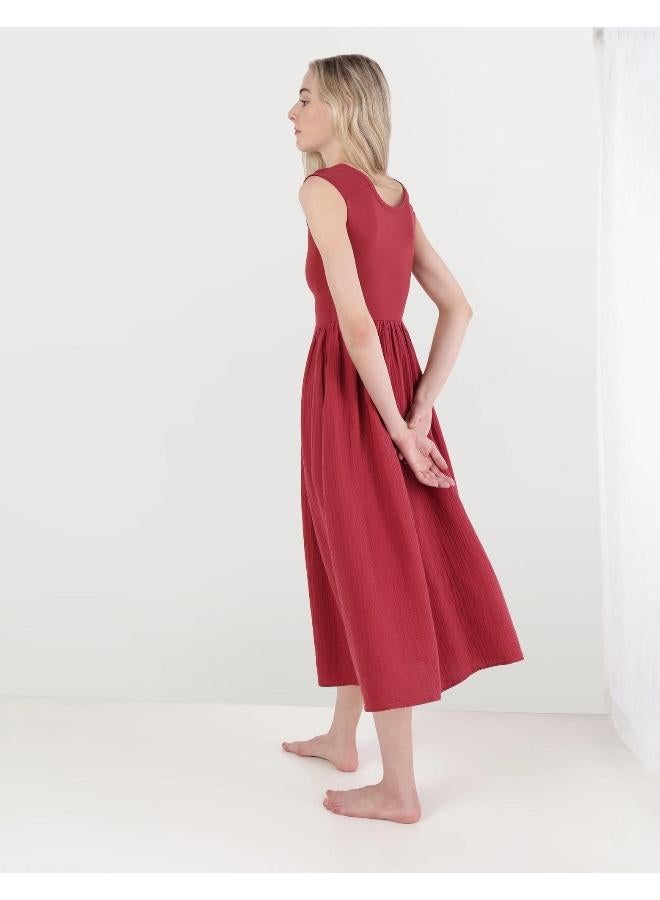 Aerie Cap Sleeve Midi Dress - Image 4