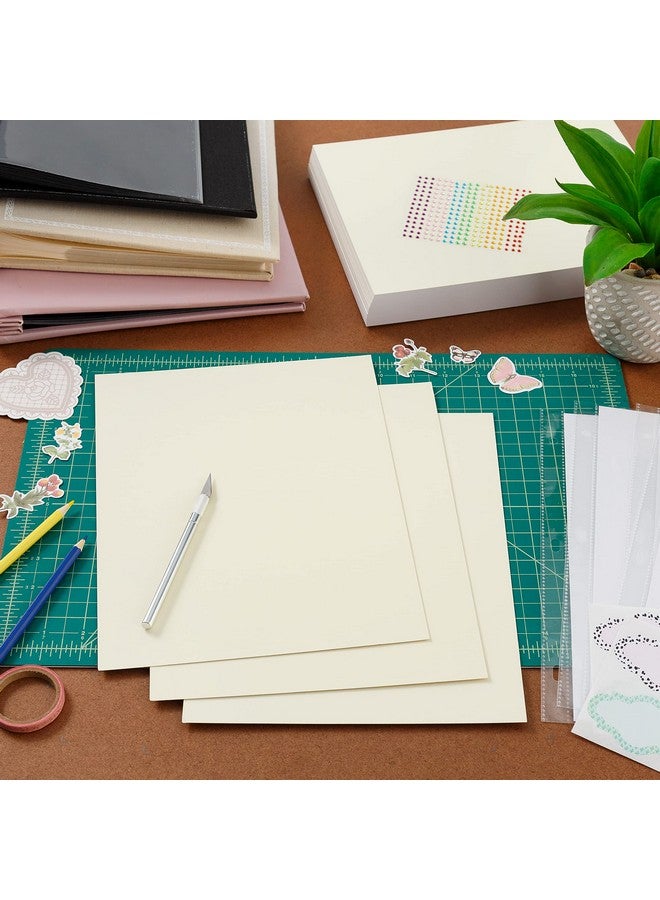 Park Lane Cardstock 8.5 X 11 Paper Pack 110 Lb Yellow Ivory Cardstock Scrapbook Paper Double Sided Card Stock For Crafts Embossing Cardmaking 100 Sheets - Image 4