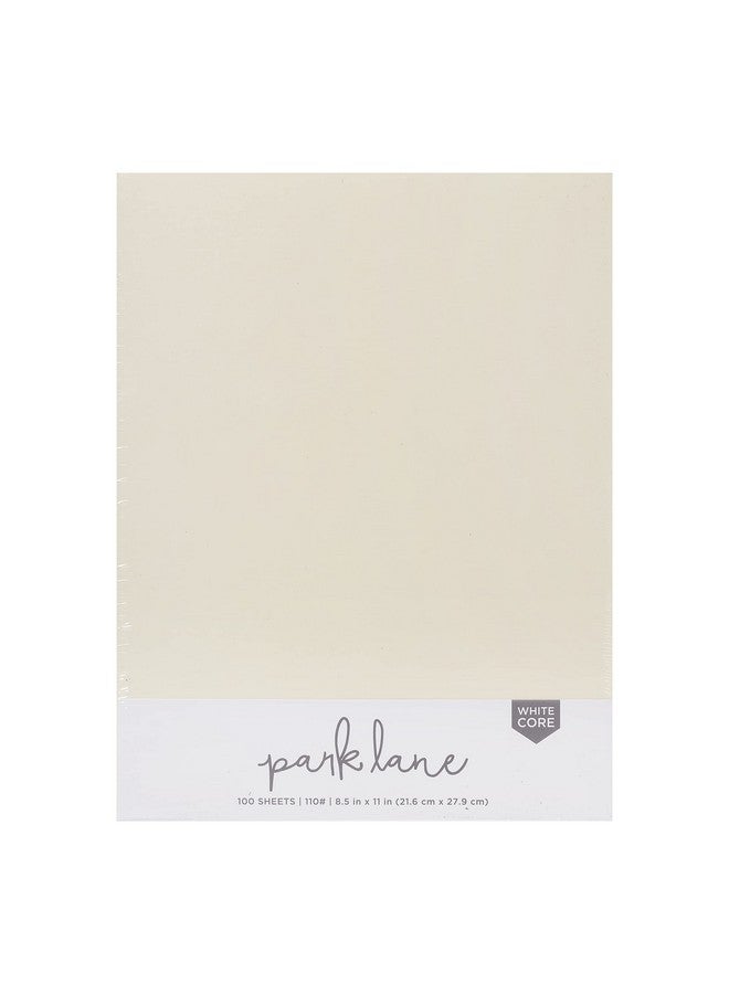 Park Lane Cardstock 8.5 X 11 Paper Pack 110 Lb Yellow Ivory Cardstock Scrapbook Paper Double Sided Card Stock For Crafts Embossing Cardmaking 100 Sheets - Image 2
