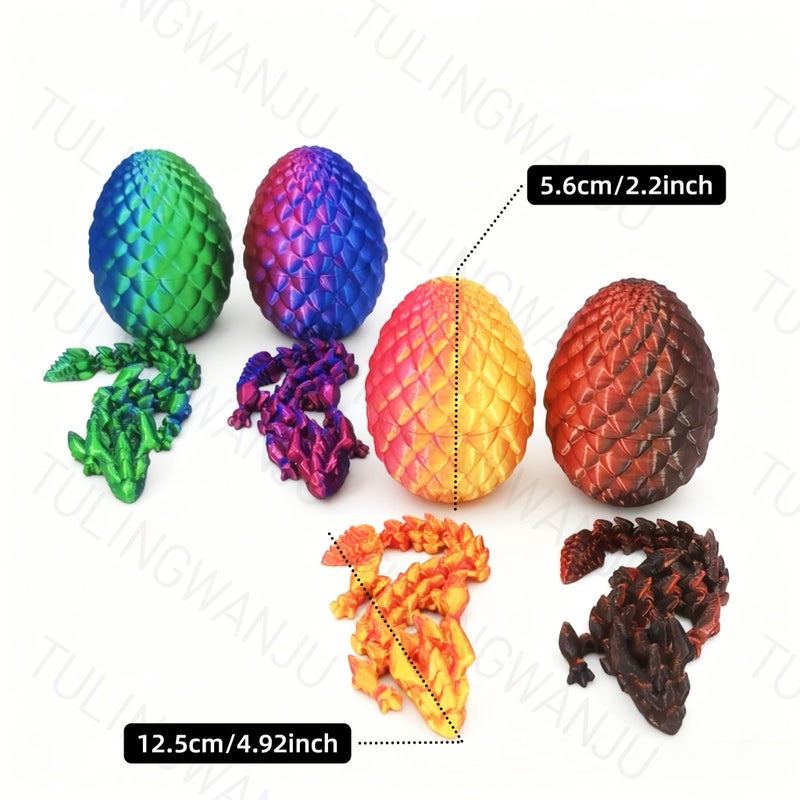 40pcs 3D Printed Dragon Egg Set With 20 Dragons And 20 Eggs Home Decor - Image 3