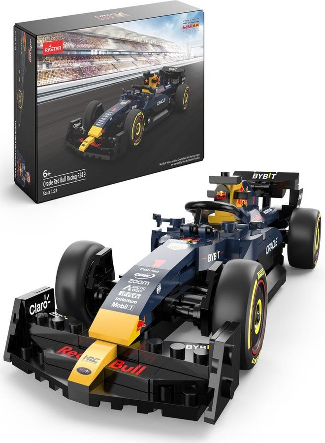 RASTAR سيارة سباق RASTAR 1/24 RedBull F1 - قطع بناء - هدية لعشاق F1 - مرخصة رسميًا 333 قطعة نموذج سيارة Oracle RedBull Formula 1 RB19 لمجموعات البناء للعب والعرض - Image 1