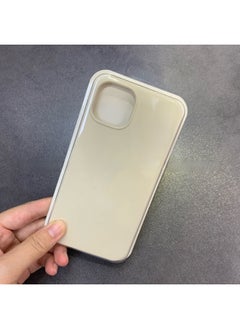 For Iphone16 Liquid Silicone Phone Case For Iphone 16Pro Max/16Pro Full Covering Drop-Resistant Protective Case-Color:Antique White [with Logo]]-Applicable Model:For Iphone16pro [sealed Packaging]
