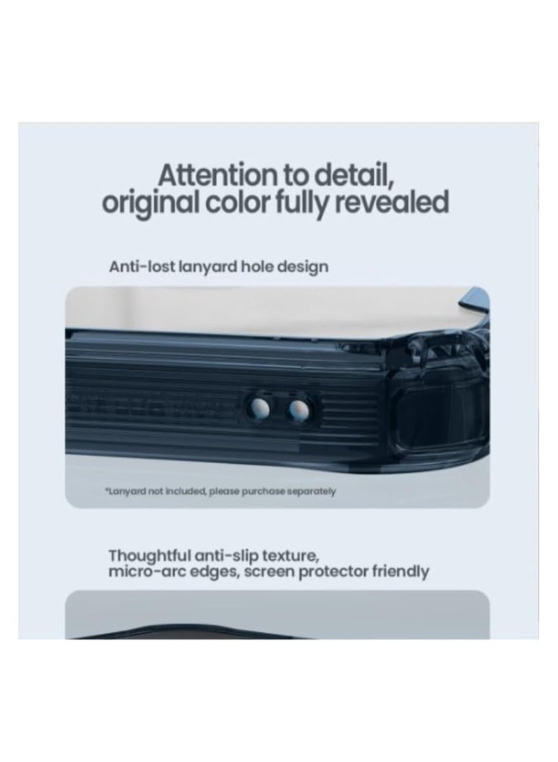 Nillkin Nature TPU Pro Magnetic Series Rugged Shockproof Case With Hard Back Tpu Shock Absorb Cover Raised Bezel Camera Protect Fits Apple iPhone 16 Pro Max - Blue - Image 5