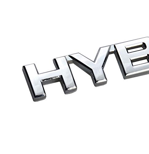 EmbRoom Hybrid Emblem Fender 3D Metal Badge Decal Replacement for Universal Car (Blue Chrome) - Image 3