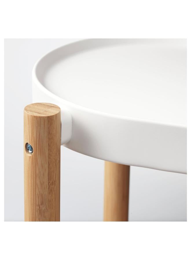 Zaboon Plant stand, bamboo/white, 70 cm - Image 4