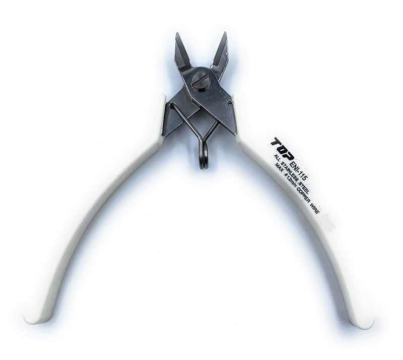 Ceznek Stainless Steel Mini Diagonal Nipper Top Cutter Electro Plier 45 Multipurpose Plastic Coated for Wire Plastic Cutting Jewellery Making Repair Electronic Watchmaking Hobby Crafts DIY  - Image 1