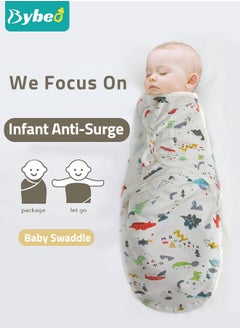 Bybeo 8 PCS Baby Swaddle Blanket Wrap Cap Gloves and Foot Straps Set Newborn Infant Sleep Sack With Caps 100% Breathable Cotton 0-4 Month  - Image 2
