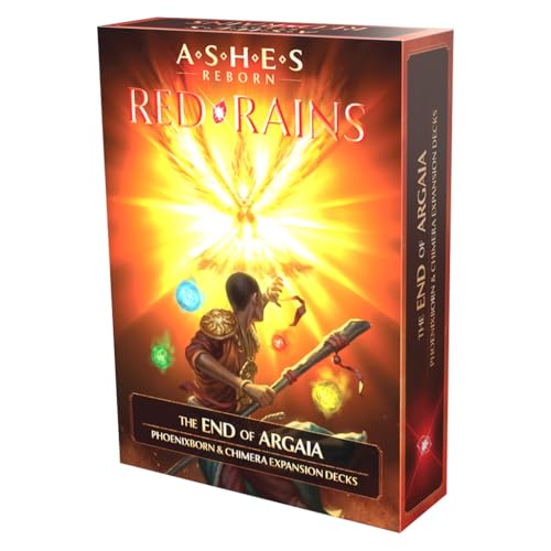 Plaid Hat Games Ashes Reborn Red Rains The End of Argaia by Plaid Hat Games Ages 14 12 Players Strategic Card Adventure with Phoenixborn Heroes Narrative DeckBuilding Challenges - Image 1