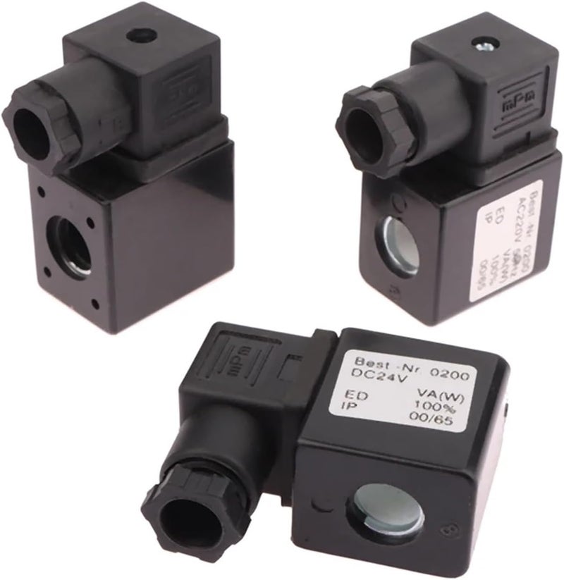 ملف كويلة صمام كهرومغناطيسي واحد 12vdc 24vdc Ac24v 110v 220v 380v، قطر داخلي 13mm، ارتفاع 41mm (AC24V) - Image 1