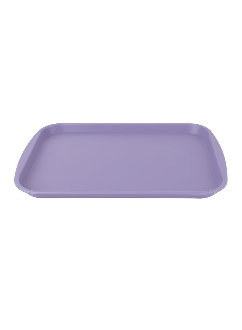 Multi-colored plastic serving tray - 36 x 27 cm - 612