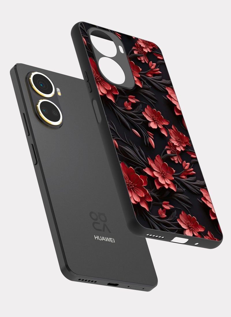 PXLAAT Huawei Nova 10 SE case cover Flowers - Image 2