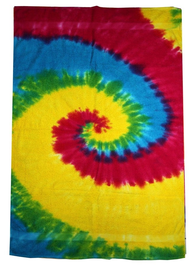 Colortone Tie Dye Beach Bath Towels 30 X 60 Terry Cloth 100% Cotton (Reactive Rainbow)