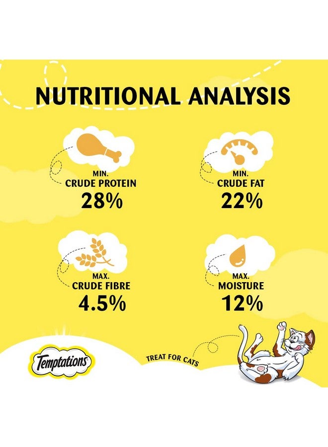 Temptations Cat Treat, Tasty Chicken Flavour - 85 G, Adult, Chunk - Image 4