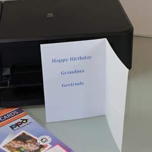 PPD Greeting Card Paper, Printable Greeting Cards With Envelopes for Inkjet Printer, 8.5 x 11 Blank Half Fold to 5.5 x 8.5 Custom Cards for Birthday, Wedding, Invitations, Thank You Note (20 Sheets) - Image 5