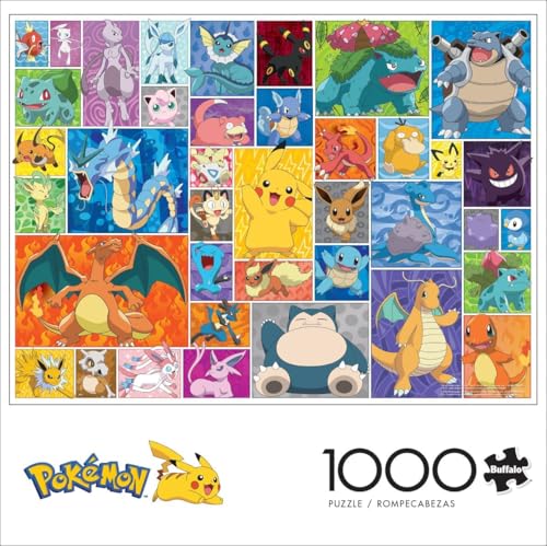 Buffalo Games - Pokemon - Frames - 1000 Piece Jigsaw Puzzle for Adults Challenging Puzzle Perfect for Game Nights - 1000 Piece Finished Size is 26.75 x 19.75, Large - Image 3