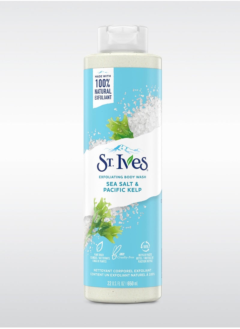 St. lves - Sea Salt & Pacific Kelp Exfoliating Body Wash 650 ML - Image 1