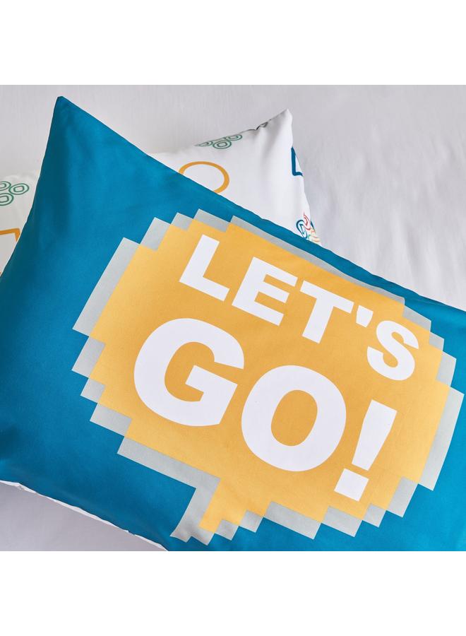 Home Box Gaming Start Play 2-Piece Microfibre Pillowcover Set - 50x75 cm  - Image 5