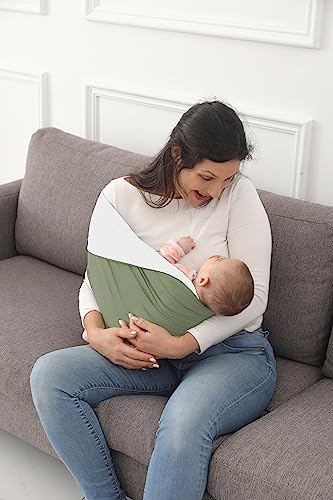 Kloovete Baby Wrap Carrier Reversible Bonding Comforter Soft Stretchy Baby and Infant Sling Perfect Baby Carrier Wrap Sling for Newborn and Infant up to 35 lbs - Image 3