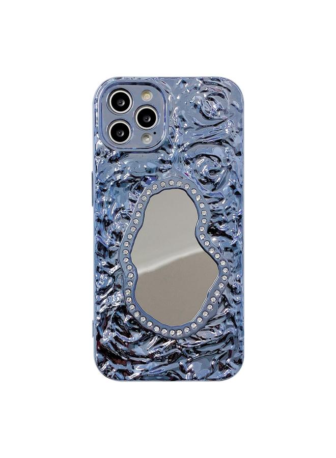 Zaboon Case For iPhone 12 Pro Max Rose Texture Mirror TPU Phone Case - Image 1