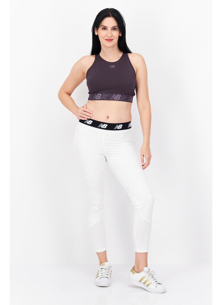 New Balance - Women Med Impact Non Padded Sports Bra, Purple - Image 1