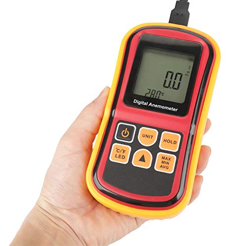 Sky King Skyking Pro HVAC Anemometer Handheld CFM Meter Wind Speed Meter with Backlight Max/Avg/Min Functions for Measuring Wind Speed Air Velocity, Temperature Air Flow Meter CFM Meter - Image 4