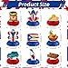 Geodurn 9 Pieces Puerto Rico Honeycomb Table Centerpieces Puerto Rican Icons with Red Blue Bases Boricua Theme Table Decorations for Fiesta Birthday and Cultural National Day Patriotic Celebrations - Image 4