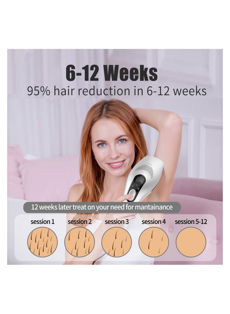 ديس GP590 Plus ومضات غير محدودة IPL آلة إزالة الشعر بالليزر للتبريد 0.9s آلة إزالة الشعر الدائمة غير المؤلمة مع 3 مصابيح HR AC SR فضي - Image 4