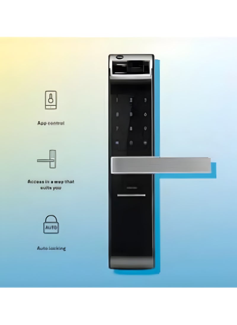 Yale - Smart Lock YDM4109A, with Fingerprint, Pin Code & Mechanical Key for Keyless Home Entry, Auto Locking and Emergency Power Supply, Adjustable Handle Suitable for Right or Left Handed Doors - Image 1