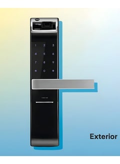 Yale Smart Lock YDM4109A, with Fingerprint, Pin Code & Mechanical Key for Keyless Home Entry, Auto Locking and Emergency Power Supply, Adjustable Handle Suitable for Right or Left Handed Doors  - Image 2