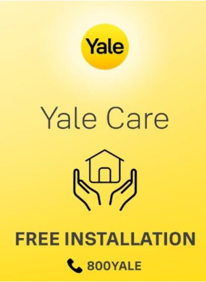 Yale - Smart Lock YDM4109A, with Fingerprint, Pin Code & Mechanical Key for Keyless Home Entry, Auto Locking and Emergency Power Supply, Adjustable Handle Suitable for Right or Left Handed Doors - Image 1