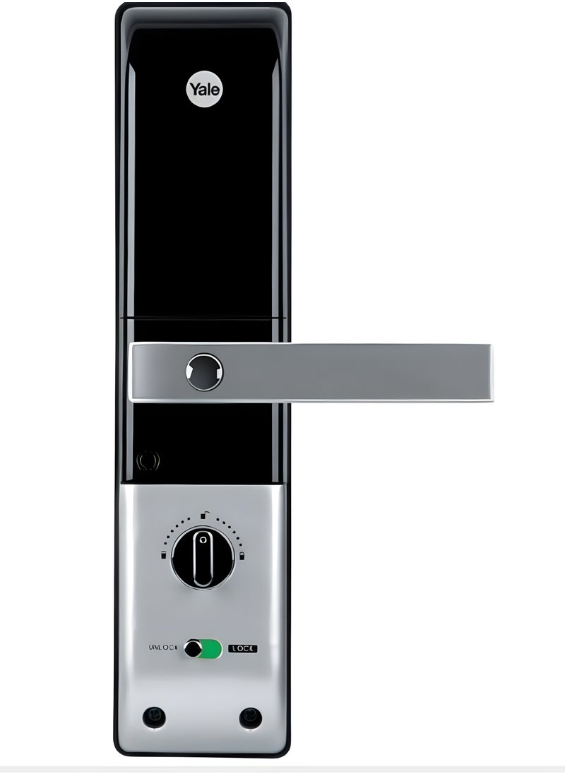 Yale - Smart Lock YDM4109A, with Fingerprint, Pin Code & Mechanical Key for Keyless Home Entry, Auto Locking and Emergency Power Supply, Adjustable Handle Suitable for Right or Left Handed Doors - Image 1