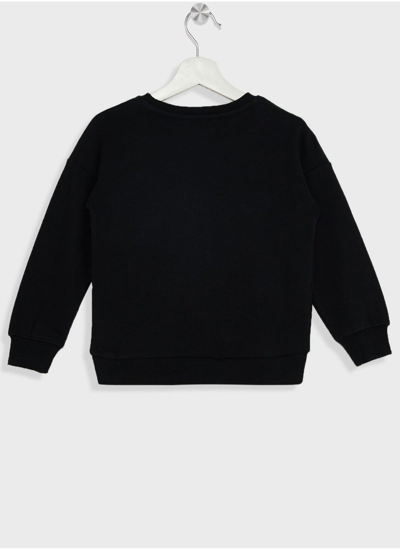 MANGO - Kids Dog Print Sweatshirt - Image 1